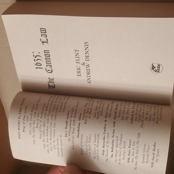2/$8 📚 1635: The Cannon Law Eric Flint paperback fiction book - Picture 11 of 15